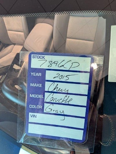 2015 Chevrolet Corvette Stingray 2LT