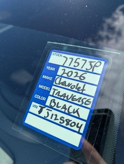 2026 Chevrolet Traverse LT
